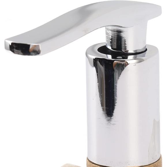 Water Stop Valve 3/4in Concealed Ceramic Brass Electroplated Water Valve Water Shut Off Valve for Kitchen Bathroom