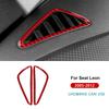 Настоящая наклейка из мягкого углеволокна для Seat Leon 2005 2006 2007 2008 2009 2010 2011 2012 Отделка приборной панели воздуховода автомобиля