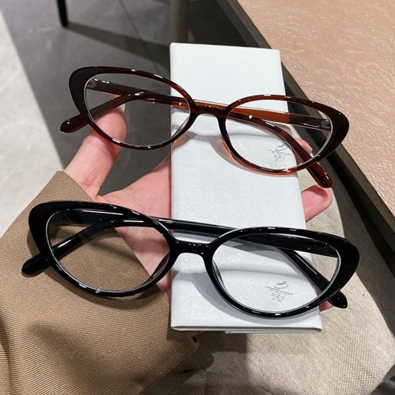 Ins Cat Eye Glasses Fashion Simple Small Frame Anti Blue Light Computer Eyewear Optical Eyeglasses Nearsighted Frame Unisex