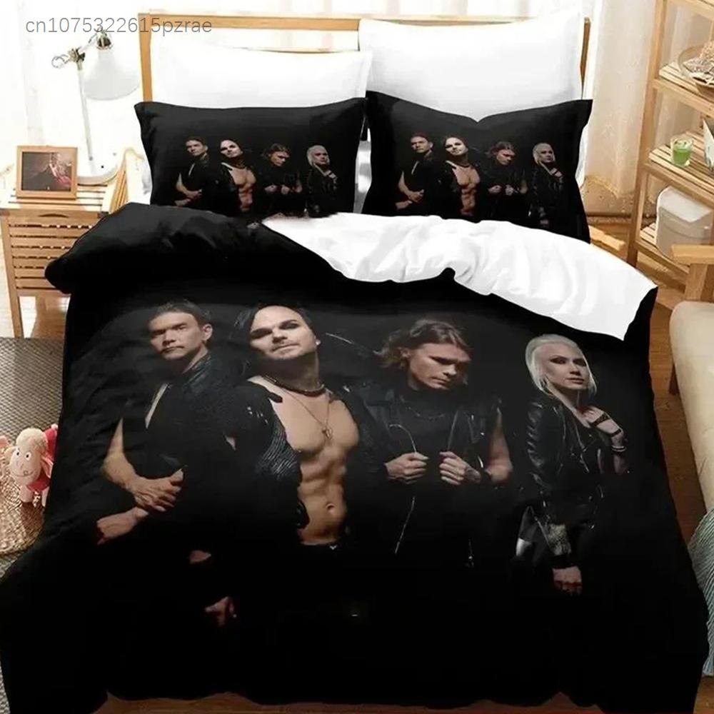 3D Печать Набор постельного белья The Rasmus Пододеяльник Комплект постельного белья Покрывало Наволочка Одеяло Размер King Queen Комплект постельного белья для мальчиков и взрослых