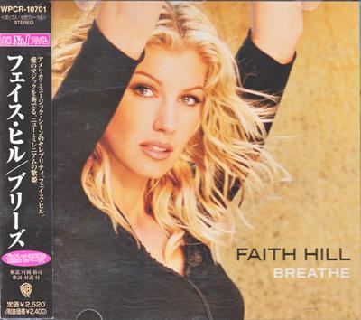 CD FAITH HILL - Breathe WPCR10701 Warner Bros. Re 2000 Япония ObiRock Б/У
