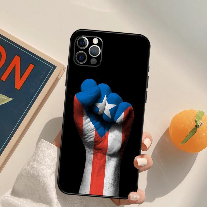Чехол для мобильного телефона Apple IPhone15ProMax с флагом Пуэрто-Рико, окрашенный и устойчивый к падениям, чехол для мобильного телефона Huawei Three.