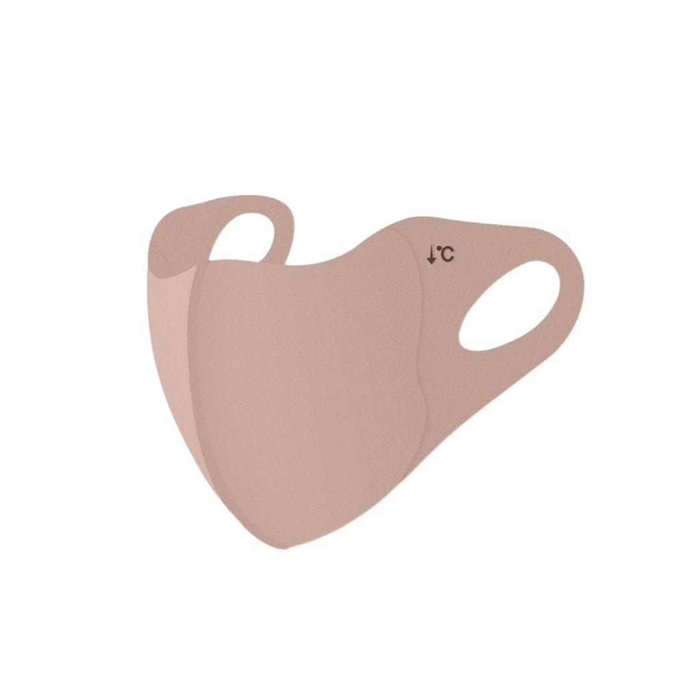 1pc UPF50+ Collagen Face Shield Ice Silk Sunscreen Mask Durable Anti-UV Face Mask Summer