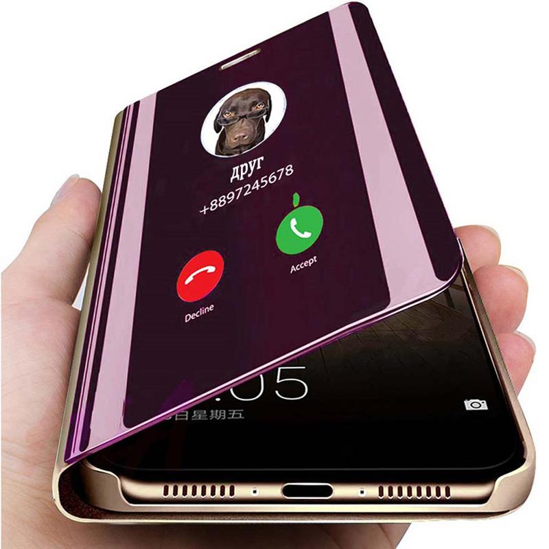 Роскошный чехол-книжка со смарт-зеркалом для Apple iPhone 17 16 15 14 13 11 12 Pro X S Max SE 2020 6 6S 7 8 Plus XR Зеркальный чехол для телефона