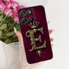 Чехол для телефона Motorola Moto G67 Power 2026 с королевской короной и начальной буквой Для Motorola Moto G57 Power Черный Силиконовый Мягкие Бамперы