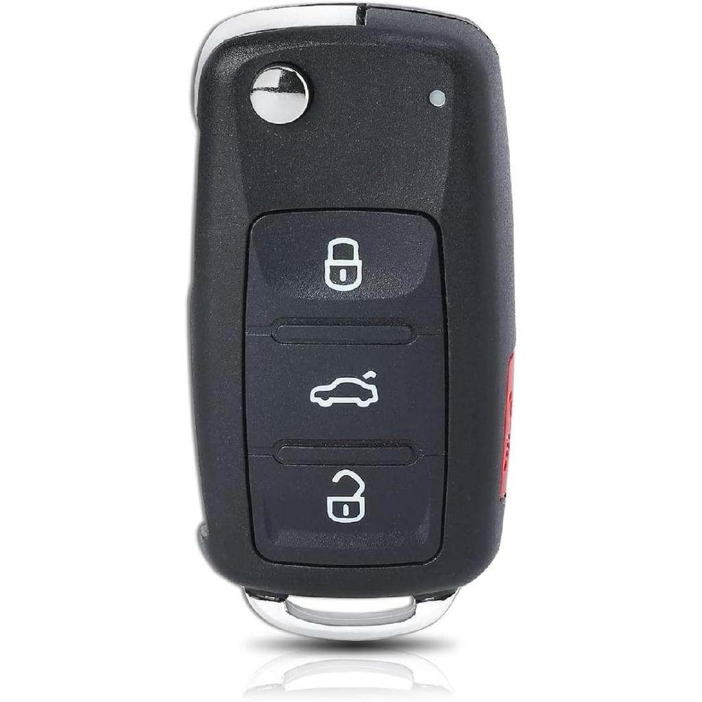 Замена Брелока Подходит для 2012-2016 Volkswagen Beetle Passat / 2011-2016 CC Eos Golf GTI Jetta Tiguan Touareg Бесключевой Доступ Пульт Дистанционного Управления