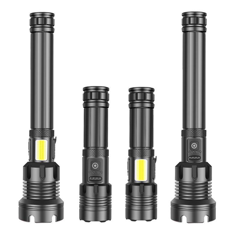 Мощный светодиодный фонарик XHP90.3/XHP70.3 26650 USB-фонарь, охотничья лампа, ручной фонарь, перезаряжаемый через USB