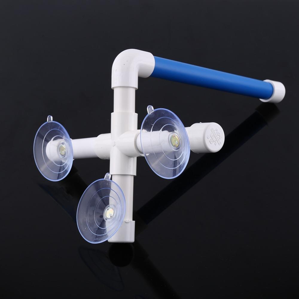 Paw Grinding Surface Suction Cup Perch Plastic Pipe Structure Parrot Shower Stand Shower Use