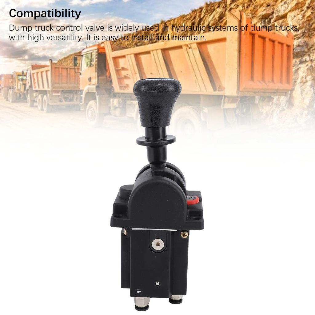 Клапан управления КОМ самосвала 4 отверстия 3 рабочих положения Переключатель замедления самосвала для гидравлической системы Самосвал