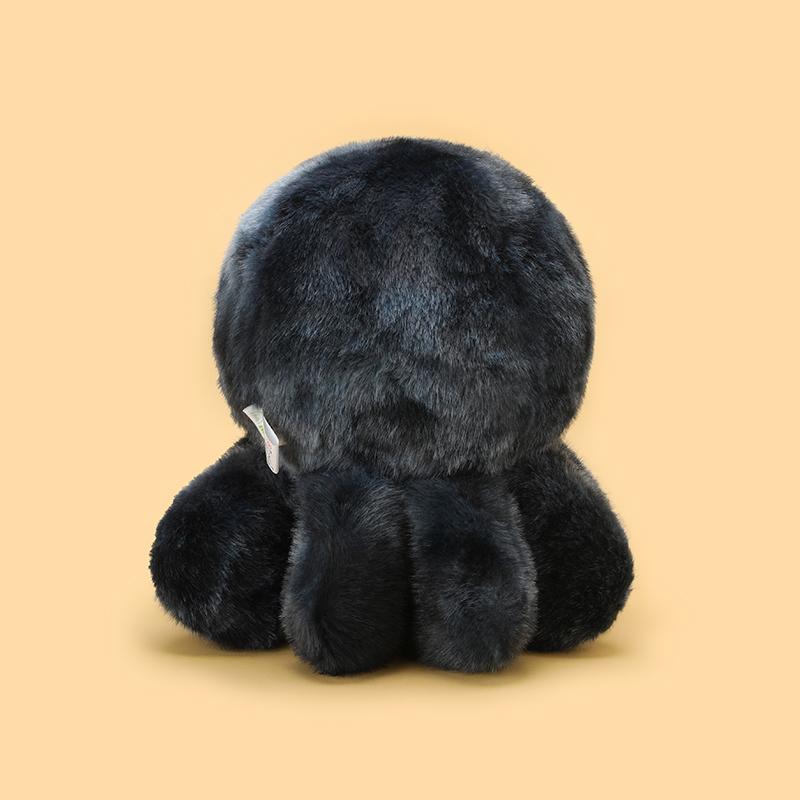 Halloween Big Eyes Spider Plush Toy Stuffed Black Itsy Bitsy Spiders Plushie Trick Dolls for Boy Birthday Gift