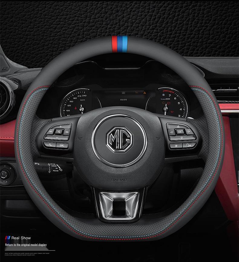 Натуральная кожаная оплетка руля для MG6/MG Pilot HS 5, Roewe ZS и Roewe 3SW