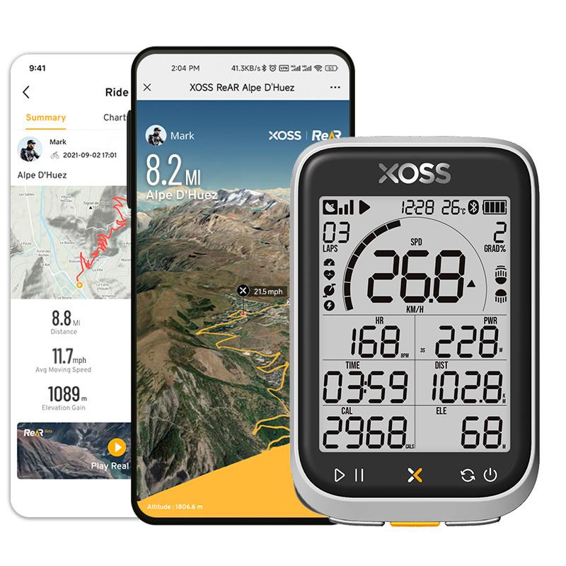 XOSS g3 g3Plus Велокомпьютер Беспроводной GPS Спидометр для Велосипеда Дорожный Велосипед MTB Водонепроницаемый ANT+ Каденс Скорость Умный Велокомпьютер