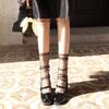 Sexy Dot Lace Socks Women Transparent Mesh Ankle Socks Ladies Ultra-Thin Princess Tulle Socks Female Meias