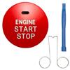 РиНан. Универсальная крышка кнопки запуска двигателя автомобиля Push Switch Button Cover Toyota