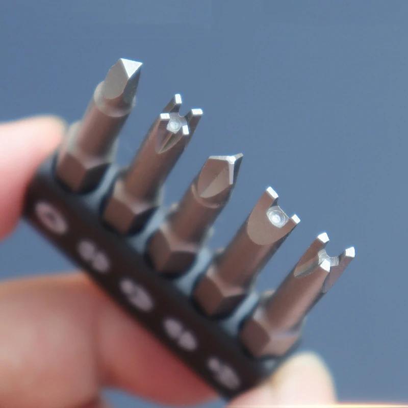 Набор отверток специальной формы из 4-13 предметов, 50 мм, U-образная, Y-образная, треугольная, внутренняя, крестовая, трехточечная, биты, аксессуары для инструментов