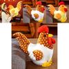 High Quality Pp Cotton Filled Plush Rooster Toy Comfortable Soft Chicken Doll Featuring Various Fun Colors