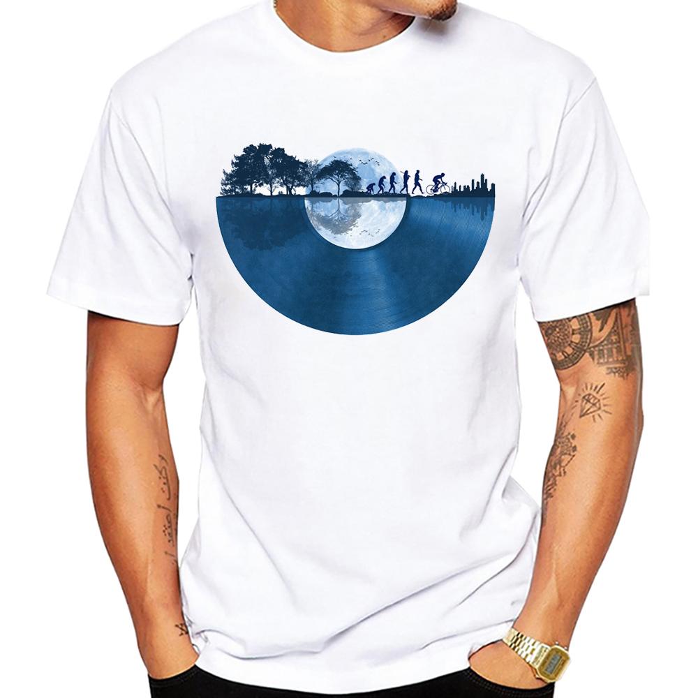 Футболки Strange and Simple Bike and Cycle Футболка велосипедиста с фиксированной передачей Унисекс Шоссейный велосипед Велоспорт Спортивные белые повседневные футболки для мальчиков Футболка унисекс