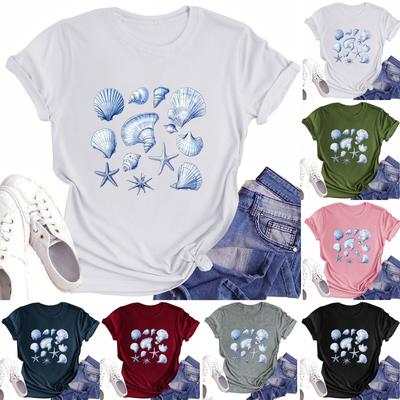 Футболки с короткими рукавами для женщин, модные топы, легкие и мягкие повседневные летние наряды, одежда