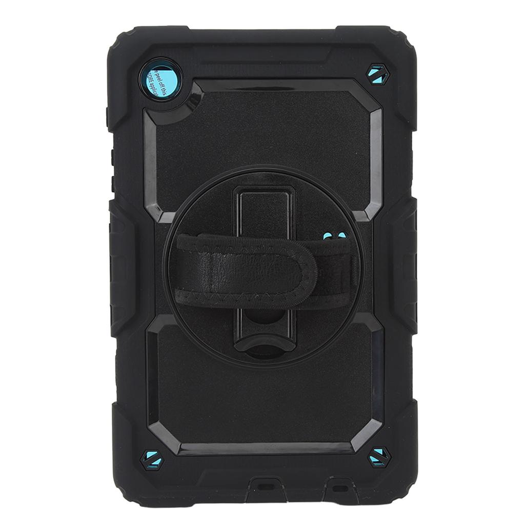 Tablet Protective Case with Shoulder Strap Pen Holder Hand Strap Kickstand Silicone Tablet Case for