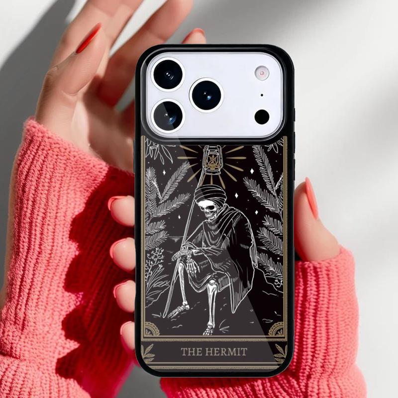 Чехол для телефона 'Отшельник' Таро Колдовство для iPhone 17 Air 16e 15 14 13 Pro Max Задняя крышка для 12 11 Pro Coque