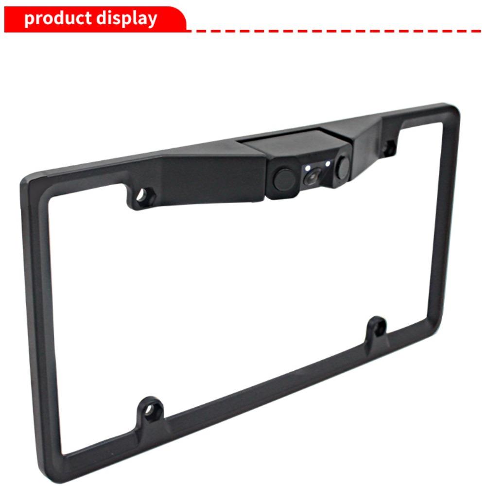 Рамка Driintel с 2 ультразвуковыми датчиками и 1 камерой, парковочный сенсор, светодиодный радар заднего хода, американский номерной знак автомобиля