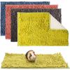 Rabbit Washable Pee Pads Reusable Guinea Pig Chenille Bed Training Pad Small Animal Sleeping Bedding Mat For Bunny Fleece Liners For Chinchilla Cage