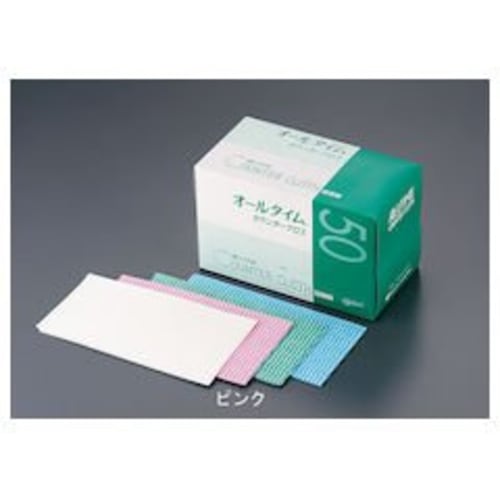 Tokyo Medical Counter Cloths, Large, 61x61cm, Color, 50 Sheets (Pink)