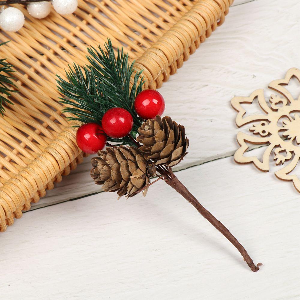 Red Christmas Berry Xmas tree Decor Home Floral Decor Christmas Ornament Artificial Flowers
