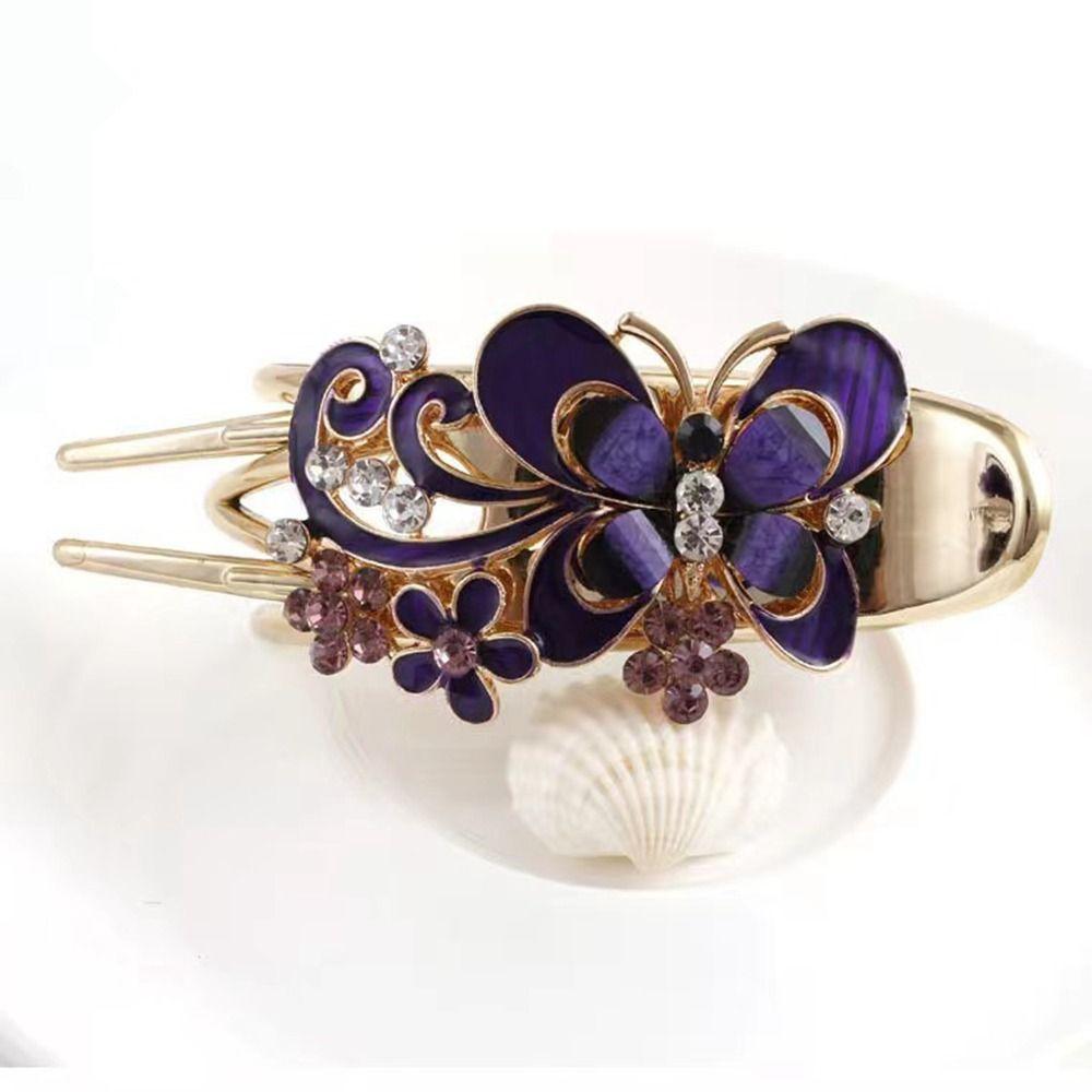 Инструменты Корейский стиль Шпилька Бабочка Заколка для волос Стразы Заколка Утконос Женские аксессуары для волос