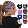 Bohemian Headband Ultra Wide Elastic Sports Headband Women Printed Bag Waist Tie Headband Sweat Absorbing Yoga Headband