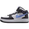 Air Force 1 Easy On Comfortable Soft Non Slip Durable Mid Top Kids Sneakers Kids Sneakers Black White Blue FN1193-600
