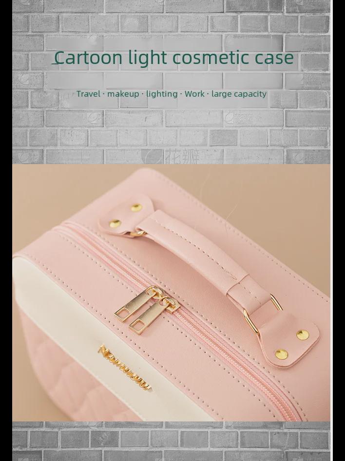 Светодиодная косметичка с большим зеркалом: Новая тенденция 2024 года в хранении косметики в путешествиях