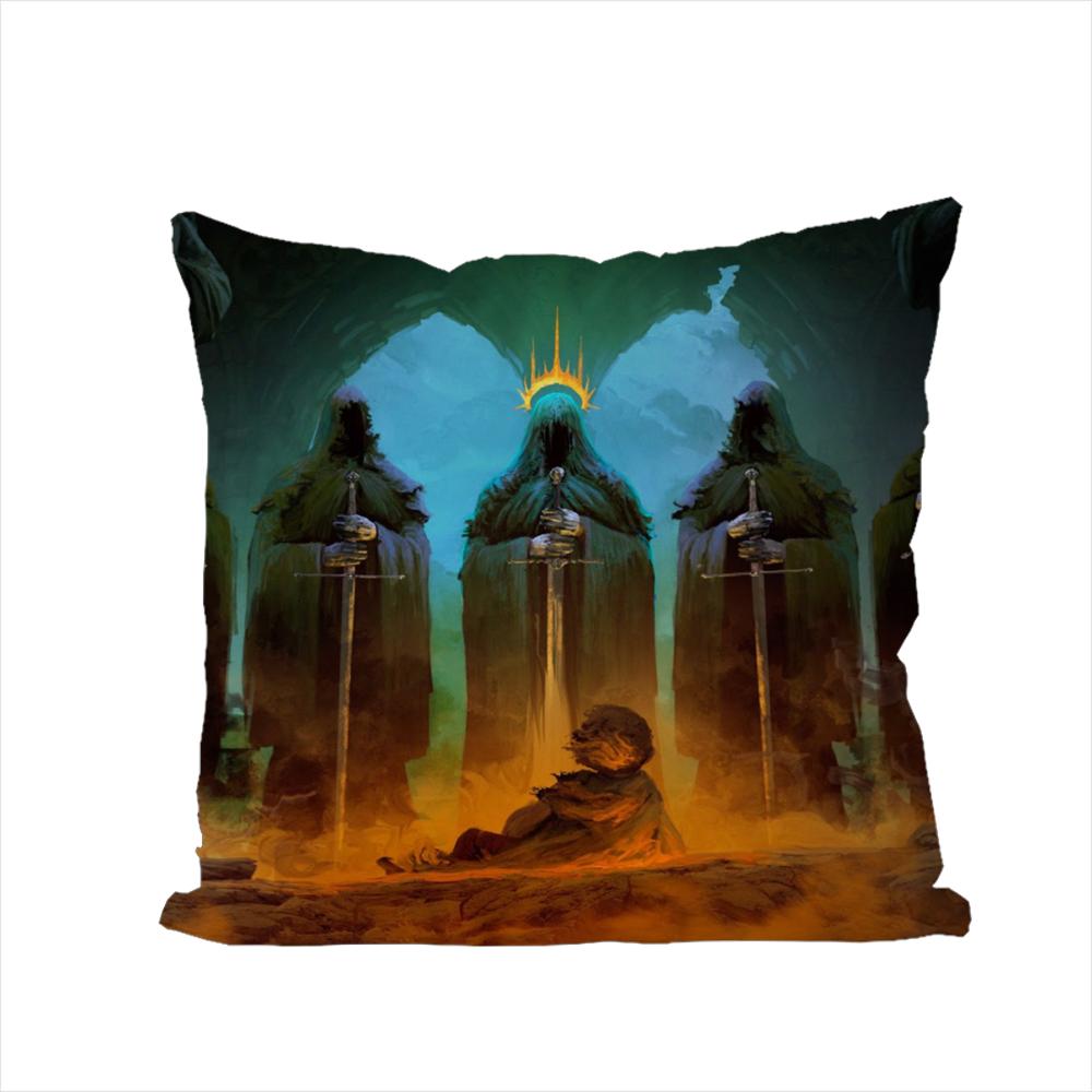 The LLord Of The Rings Pillow Case For Car Sofa Decorative Home Doublesided Print Plush Square Throw Pillow Cushion Cover