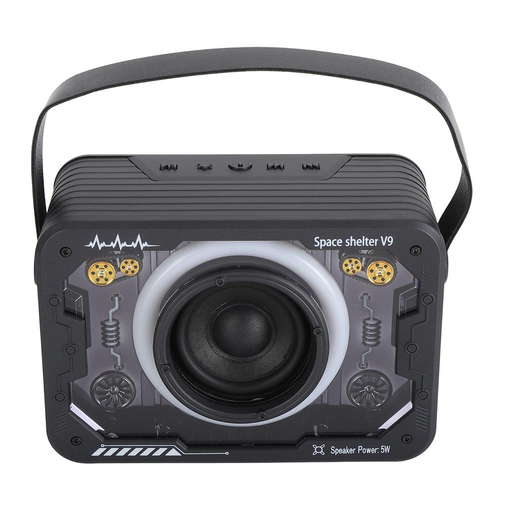 Детский караоке-аппарат All In One беспроводной мини портативный Bluetooth-динамик с микрофоном черный