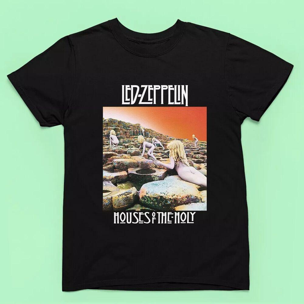 Дома Святого Led Zeppelin Джимми Пейдж, Роберт Плант, Джон Футболка Унисекс Футболка