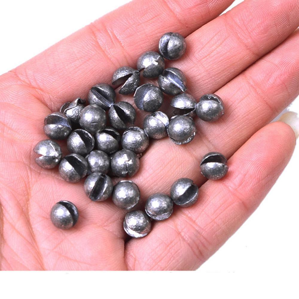 100 шт./компл. рыболовные грузила для рыбы, комплект круглых грузил для рыбалки, съемные грузила для рыбалки