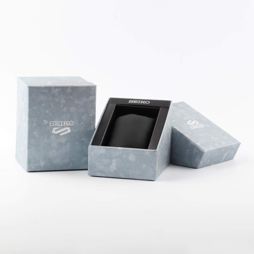 SEIKO5 спортивные черные циферблаты серебристый браслет из нержавеющей стали автоматические часы SRPD57K1 [Seiko] [Товар]