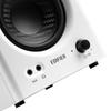 Edifier MR4 Monitor Speaker for Dual Mode Switching and TRS Max 42W 60Hz 20KHz Frequency Response 1 Inch Silk Dome Tweeter Diaphragm White