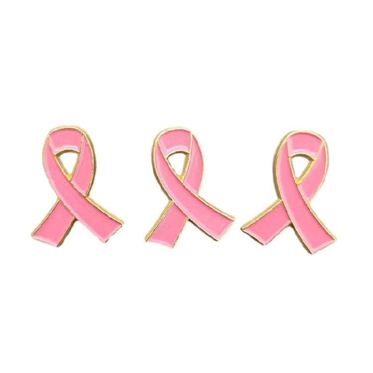 Значки awareness рака молочной железы Маленькие значки-ленты Металлическая брошь Значки ленты надежды Подарок для девочек Женщин Одежда для девочек