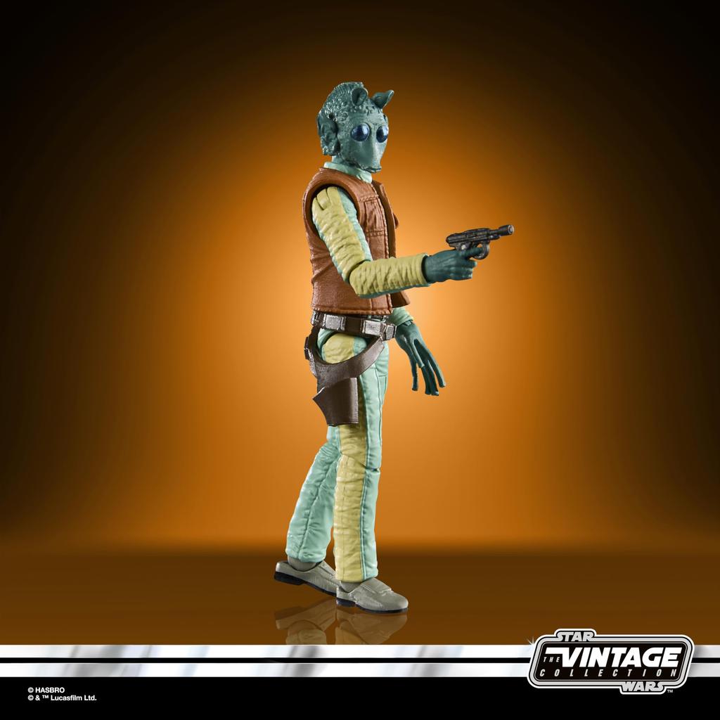 Hasbro STAR WARS Vintage Collection Star Wars: A New Hope (Episode IV) Greedo Premium 3.75-inch Collectible Action Figure G2604 (Authentic)