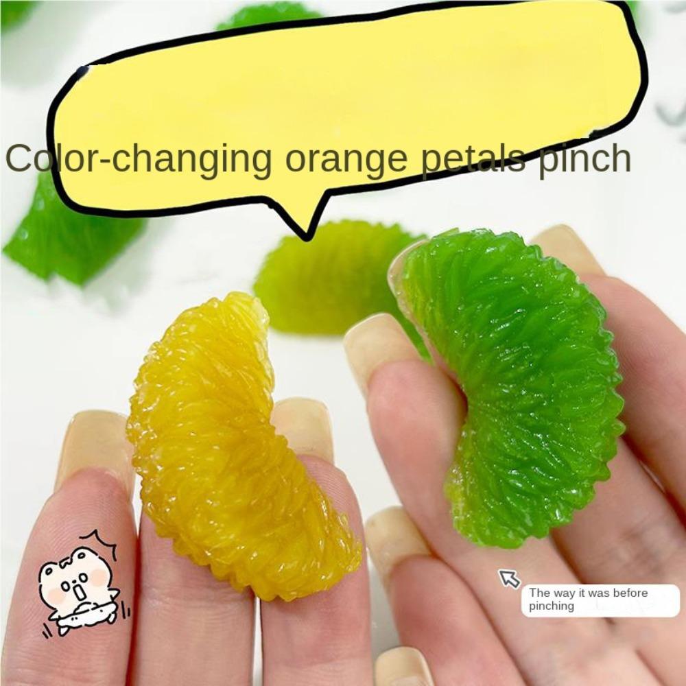 Peeling Orange Color-changing Squeeze Toys Simulation Mango Squeeze Toy Charisma Gift