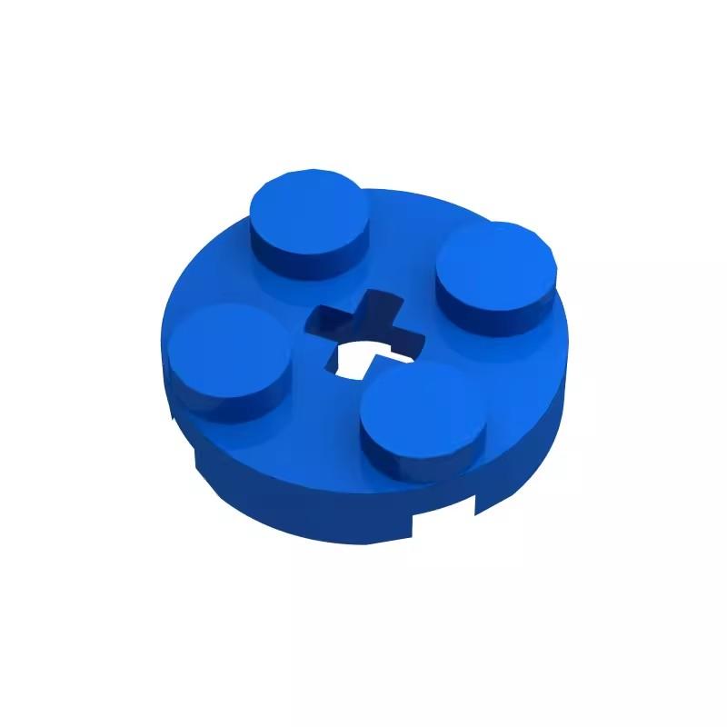 100 шт. Конструктор DIY, размер совместим с 2x2 круглым блоком 4032, пластиковые игрушки для детей