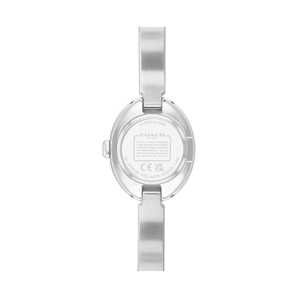 Coach Ladies Wristwatch Sammy White Dial Stainless Steel Band 14504483