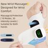Массажер 30 уровней Ручной массажер 8 режимов Подкладка для поддержки запястья НОВЫЙ Электрический массажер для запястья Домашнее использование