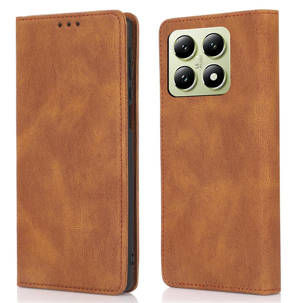 For Xiaomi 14T Pro Case Wallet Magnetic Closing Leather Flip Phone Cover