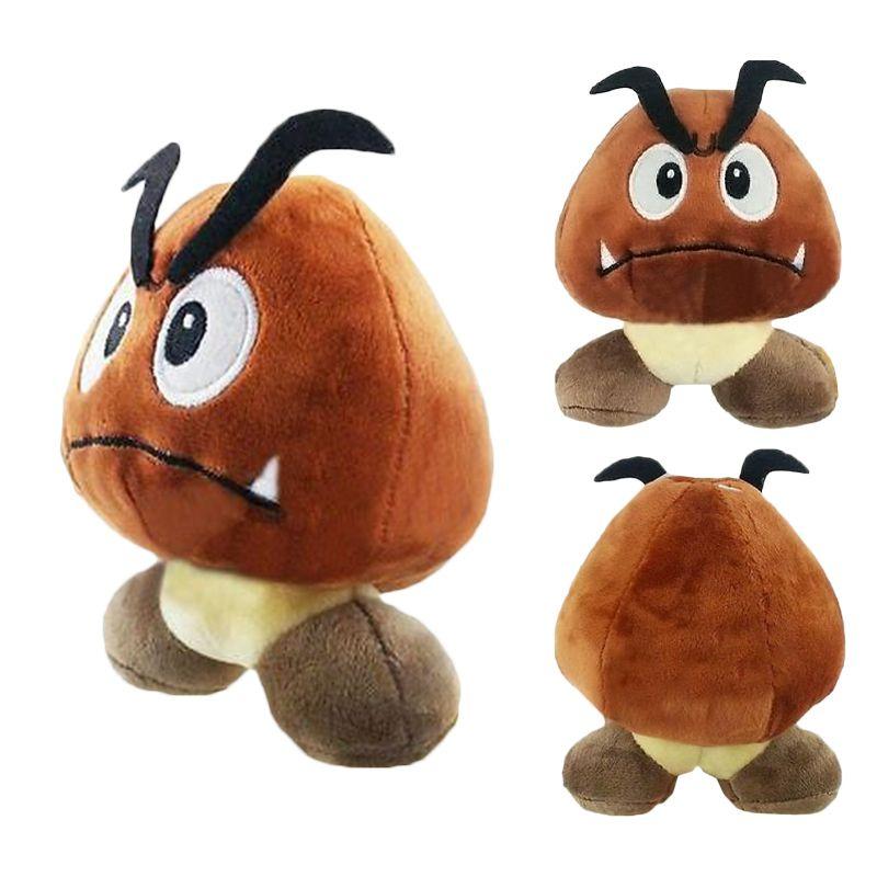 Очаровательный 6-дюймовый Супер Марио Брос. Грустный Гумба Мягкая Плюшевая Кукла Игрушка Для Всех Возрастов