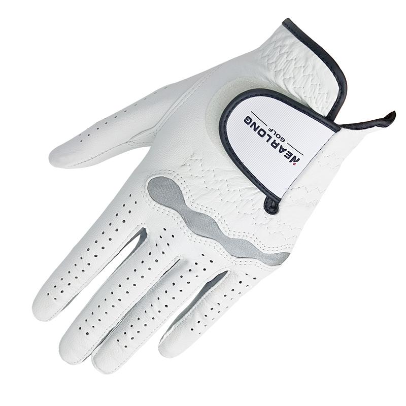 Premium Genuine Sheepskin Leather Golf Gloves with Waterproof UV Protection and Embroidery