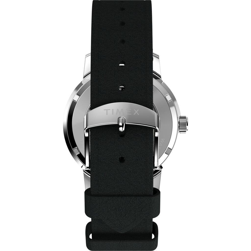 Timex Men's Merlin 40mm Watch, Black/Stainless Steel/Black. , Retro.