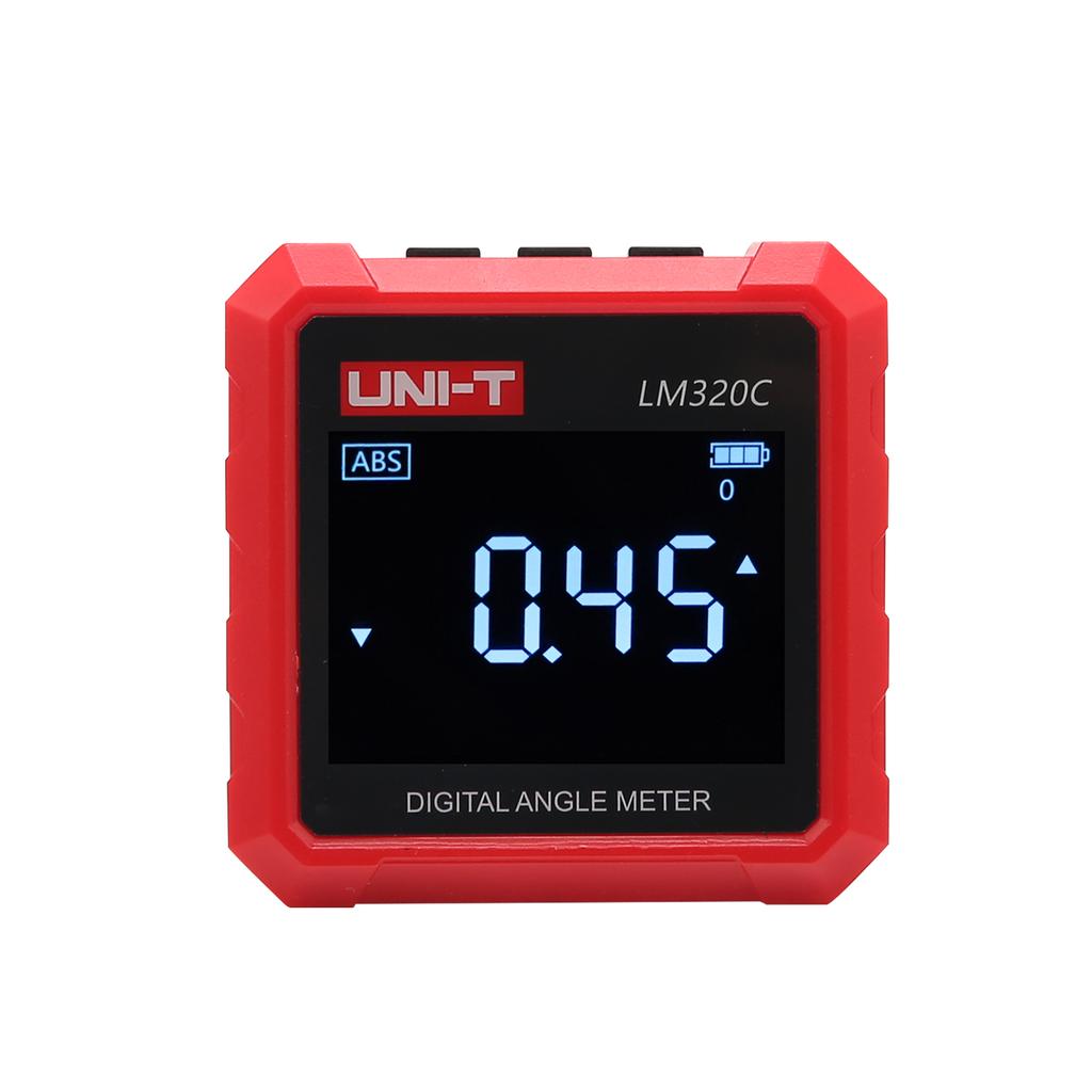 Цифровой угломер UNI-T LM320C/4×90° Измерение угла/Трехсторонняя магнитная основа для декорирования и установки Уровнемер