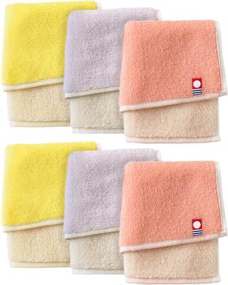 Bloom Imabari Towel Сертифицированный набор Канвас Сделано в Японии Платки, 6 шт., Платки, 100% Хлопок, Женские и Мужские, Компактные, (пастельный)